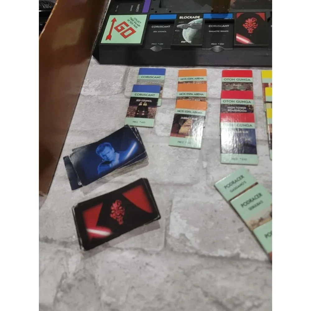 Monopoly Star Wars Episode‎ 1 3D Collectors Edition Board Game 1999 Complete